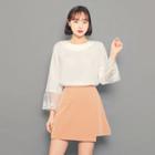 Lace-detail Cutout-back Top