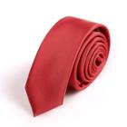 Slim Neck Tie (5cm) Red - One Size