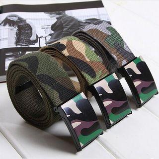 Camouflage Canvas Belt