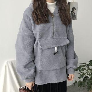 Fleece Half-zip Hoodie