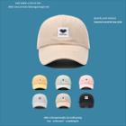 Heart Print Label Cap