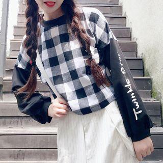 Gingham Sweatshirt