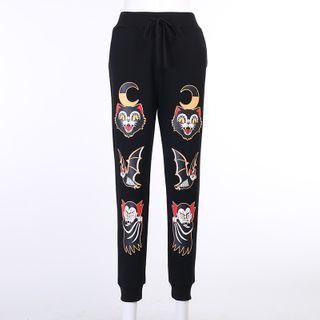 Vampire Print Sweatpants