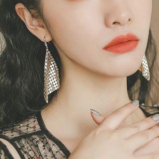 Rhombus Drop Hook Earring