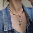 Bead Necklace / Pendant Chain Necklace