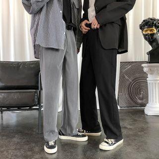 Straight Fit Suit Pants