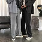 Straight Fit Suit Pants