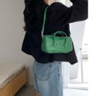 Mini Boston Bag With Shoulder Strap