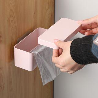 Set Of 2: Trash Bag Adhesive Wall Organizer
