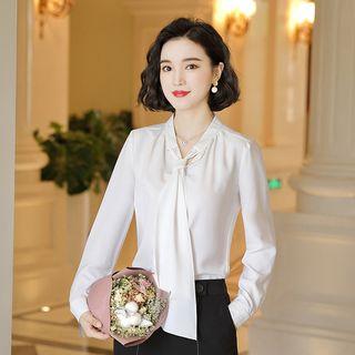 Tie-neck Blouse / Dress Pants