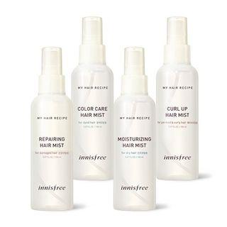 Innisfree - My Hair Recipe Hair Mist (4 Types) 150ml Curl Up (for Permed & Curly Hair)