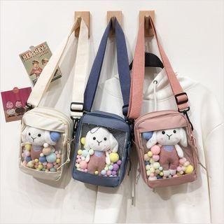 Rabbit Pvc Panel Crossbody Bag