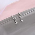 925 Sterling Silver Rhinestone Dangle Earring 1 Pair - Es735 - One Size