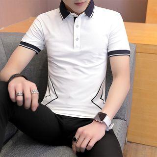 Color Matching Polo Shirt