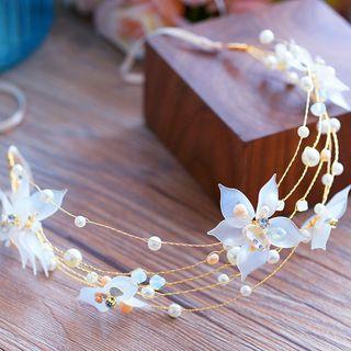 Wedding Rhinestone Floral Hair Band