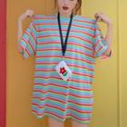 Short-sleeve Striped T-shirt Muticolour - One Size