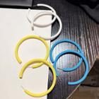 Plastic Open Hoop Earring