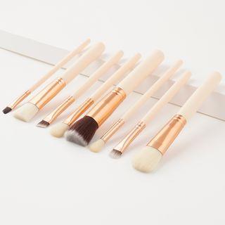 Set Of 8: Makeup Powder Brush