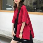 Loose-fit T-shirt / Lettering Straight-cut Shorts