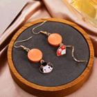 Cartoon Drop Earring 1 Pair - Gold - One Size