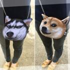 Dog Print Shoulder Bag