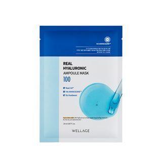 Wellage - Real Hyaluronic Ampoule Mask 1 Pc