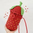 Strawberry Woven Bucket Bag