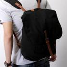 Convertible Canvas Backpack Black - One Size