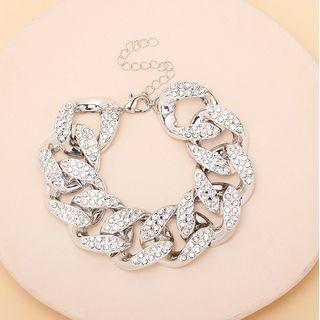 Chunky Chain Rhinestone Choker / Necklace / Bracelet