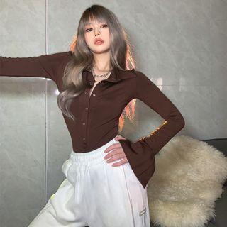 Flared-cuff Polo Shirt