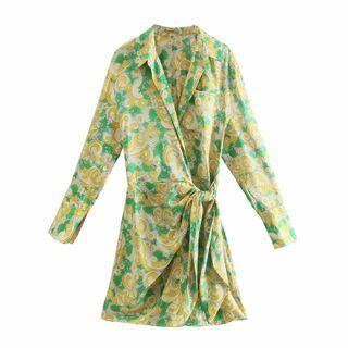Floral Print Blazer Dress