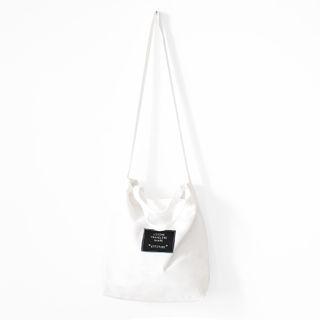 Lettering Two-way Bag White - One Size