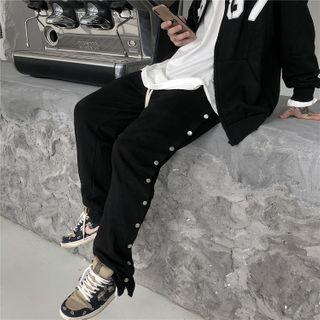 Buttoned Cargo Pants