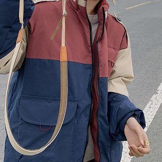 Panel Color Block Cargo Jacket