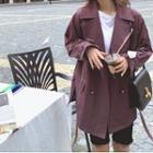 Double-breasted Sleeve Wide Jacket