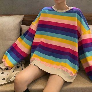 Long-sleeve Rainbow Sweatshirt