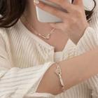 Heart Pendant Sterling Silver Choker / Bracelet