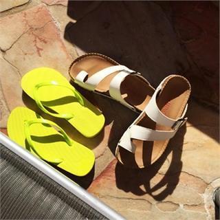 Buckled Flat Sandals