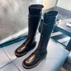 Lace-up Over The Knee Boots