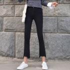 Slim-fit Plain Boot-cut Jeans