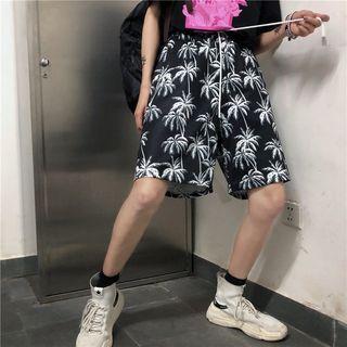 Tree Print Shorts