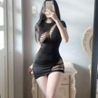 Asymmetrical Cutout Dress