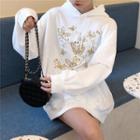 Butterfly Embroidered Pullover