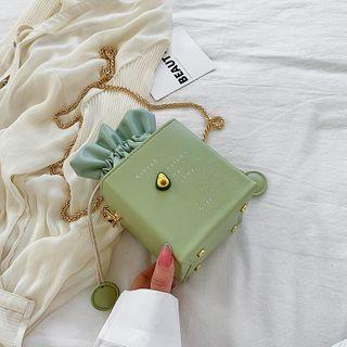 Mini Chain Drawstring Bucket Bag