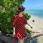 Dot Slim-fit Dress