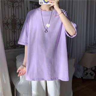 Short-sleeve Spade Print T-shirt