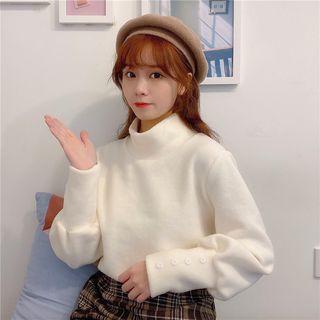 Turtleneck Pullover Light Almond - One Size