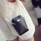 Woven Pouch With Chain