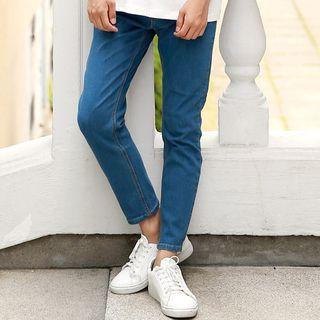 Drawstring-waist Cropped Jeans In 11 Colors