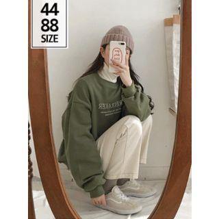 Letter-printed Loose-fit Pullover